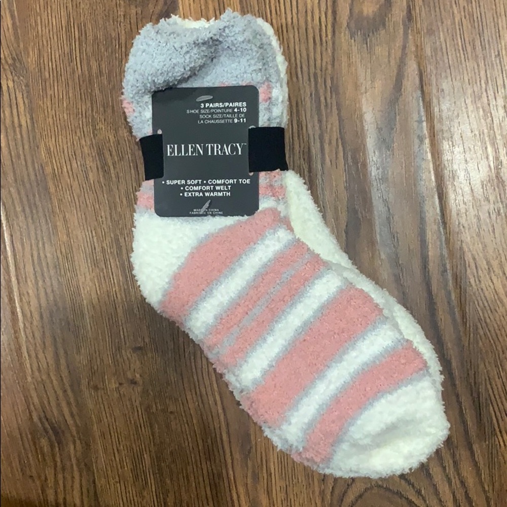 fuzzy socks , never worn